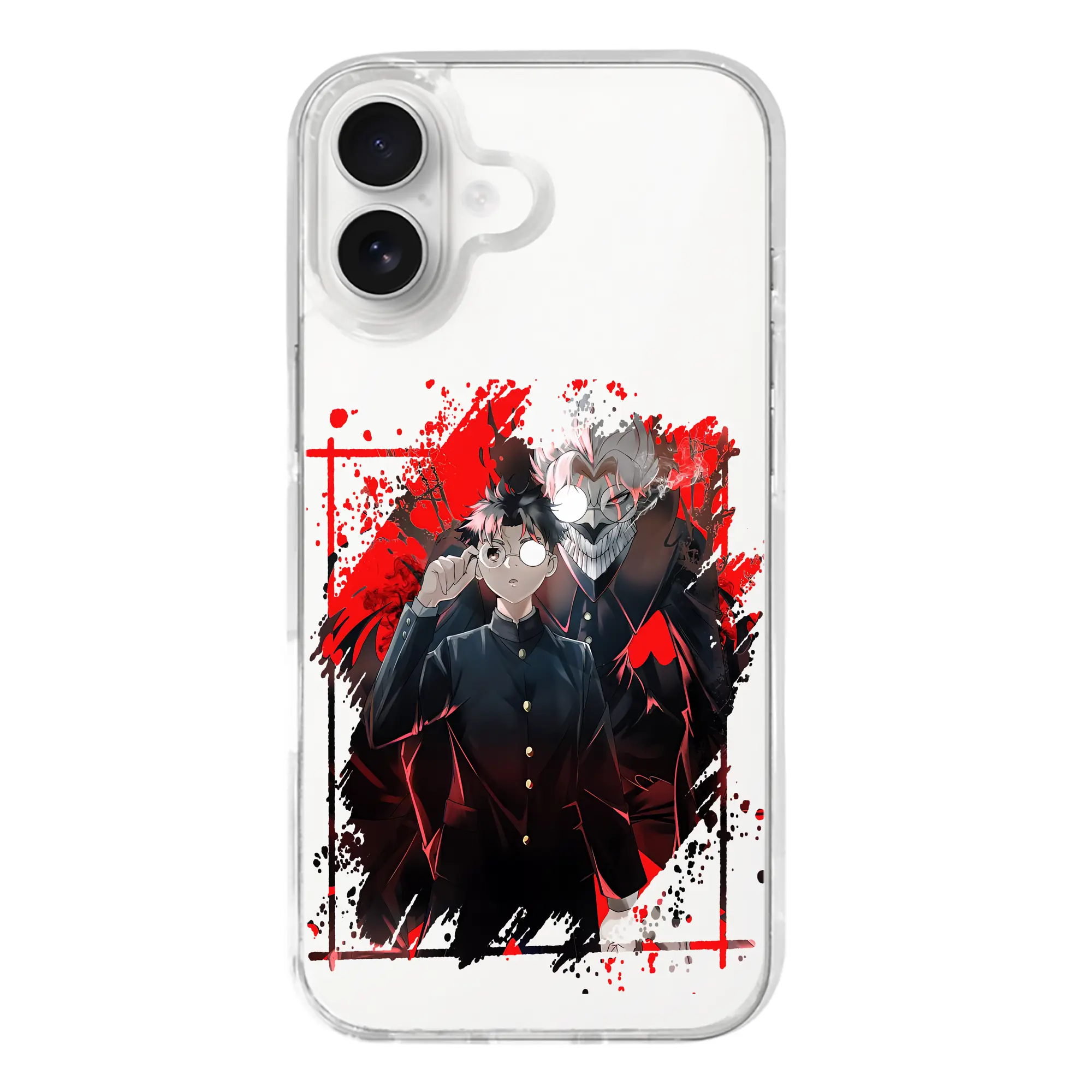 ダンダダン グッズ,オカルン - iPhone 17シリーズ 透明スマホケース – 薄型・耐衝撃・精密フィット保護カバー